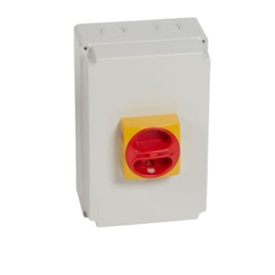 SELECTOR MANIJA ROJA 2 POSICIONES FIJAS 4P 40A 22184 LEGRAND