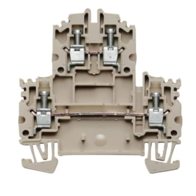 BORNES DE PASO 4MM2 (0.5-6MM2) 32A 800V 2 PISO4 CONEXIONES TORNILLO 1041900000 WEIDMULLER