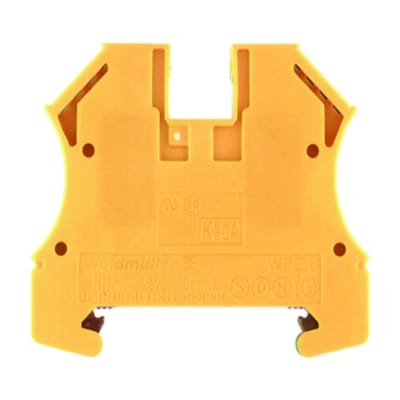 BORNE DE TIERRA 6MM2(0.5-10MM2) 800V 1 PISO/2 CONEXIONES TORNILLO 1010200000 WEIDMULLER