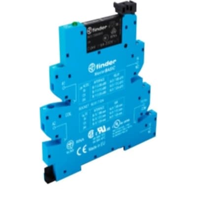 RELE ELECTROMECANICO DE 6A 125VAC/DC 1NA-1NC INTERFACE M.BASIC 391101250060 FINDER