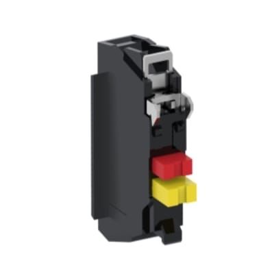 BLOQUE DE CONTACTO 1NC PARA PULSADOR SELECTOR XB4 XB5 CON LED ZBE302 SCHNEIDER ELECTRIC