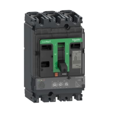 INTERRUPTOR TERMOMAGNETICO REGULABLE 3X56-80A 100/65KA 220/440V NSX100H C10H3TM080 SCHNEIDER ELECTRIC