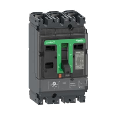 INTERRUPTOR TERMOMAGNETICO REGULABLE 3X11.2-16A 100/65KA 220/440V NSX100H C10H3TM016 SCHNEIDER ELECTRIC