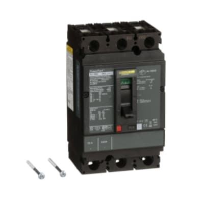 INTERRUPTOR TERMOMAGNETICO FIJO 3X50A 100/65KA 240/480VAC POWERPACT H HJL36050 SCHNEIDER ELECTRIC