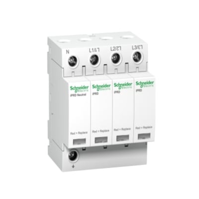 LIMITADOR DE SOBRETENSION T2 3P+N. 65KA 350V A9L40600 SCHNEIDER ELECTRIC