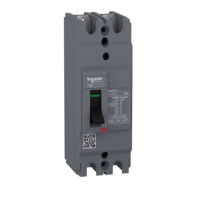 INTERRUPTOR TERMOMAGNETICO 2X15A 50/20KA 240/440VAC EASYPACT EZC EZC100H2015 SCHNEIDER ELECTRIC