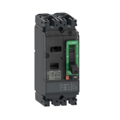 INTERRUPTOR TERMOMAGNETICO FIJO 2X50A 36/18/15KA 220/380/440V NSX100F C10F2TM050 SCHNEIDER ELECTRIC