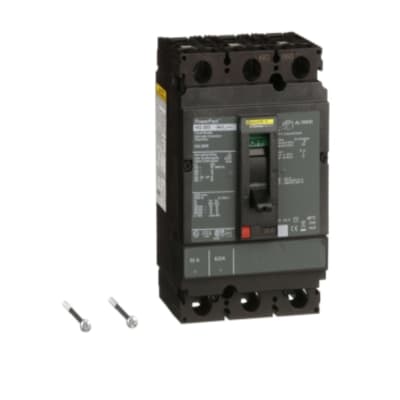 INTERRUPTOR TERMOMAGNETICO FIJO 3X50A 65/35 240/480V POWERPACT H HGL36050 SCHNEIDER ELECTRIC