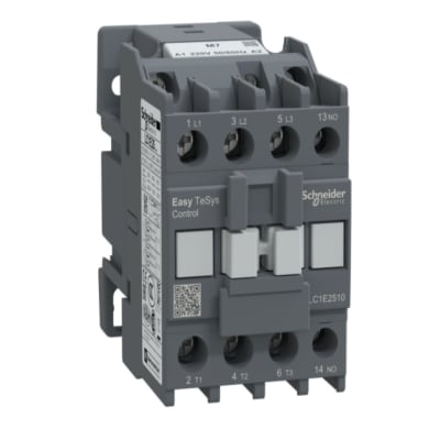 CONTACTOR 25A(AC3) 36A(AC1) 690V 3P 1NA 220VAC LC1E2510M7 SCHNEIDER ELECTRIC