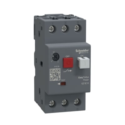 GUARDAMOTOR REGULABLE 4-6.3A 3P 100KA 415VAC GZ1E10 SCHNEIDER ELECTRIC