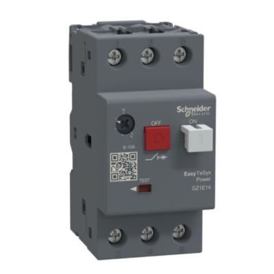 GUARDAMOTOR REGULABLE 6-10A 3P 100KA 415VAC GZ1E14 SCHNEIDER ELECTRIC