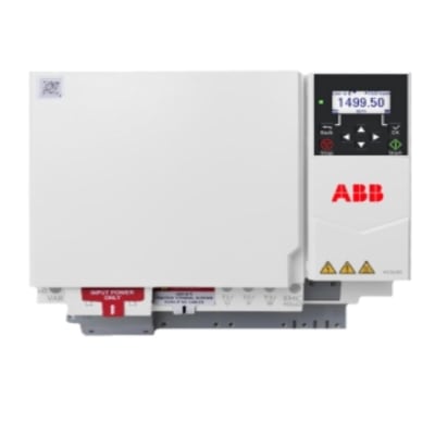 VARIADOR DE VELOCIDAD TRIFASICO 380-480V 25HP 38A IP20 R4 3AXD50000199075 ABB
