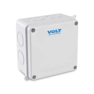 CAJA DE DERIVACIÓN PVC SIN CONO 10X10X7CM TKL