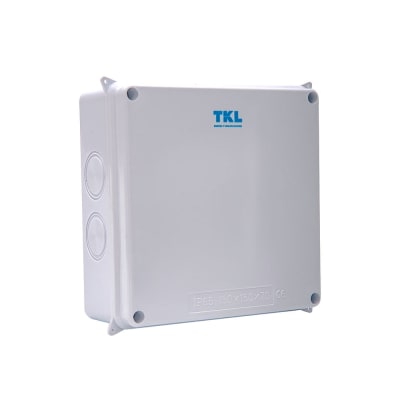 CAJA DE DERIVACIÓN PVC MODELO DERIVACION 150X150X70 BLANCO 15X15X7CM TKL