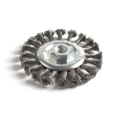 GRATA DE RUEDA PLANA TRENZADA PARA AMOLADORA 115MM MAKITA