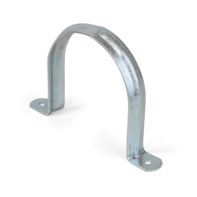 ABRAZADERA DE METAL MODELO 4'' CON 2 OREJAS DE 2MM PLATA JORMEN