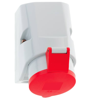 TOMA VISIBLE 32AMP 2P+T 415V ROJO 9H IP44 1115 BALS