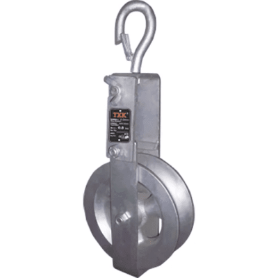 POLEA DE ALUMINIO P/TENDIDO 8'' AP8V VULCANIZADA AL HORNO AMERICAN BULL PULLEY