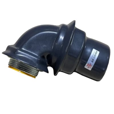 CONECTOR CURVO LIQUIDTIGHT ACERO DE 1/2''X90° REVESTIDO DE PVC UL PROCOAT