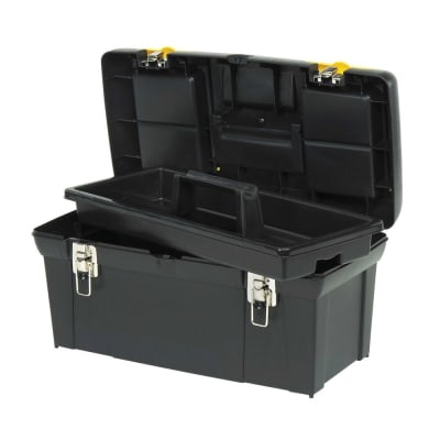 CAJA DE HERRAMIENTAS MODELO 024013S NEGRO DE PLASTICO STANLEY