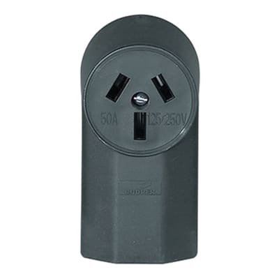 TOMA SIMPLE VISIBLE TIPO GALLO 2X50A L/T 250V 112BKE EATON