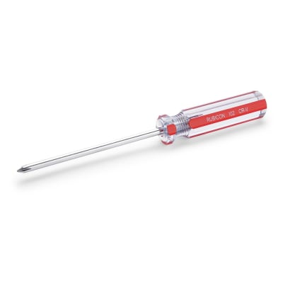 DESARMADOR ESTRELLA MODELO 102 CROMADO 3/16''X4' PLASTICO RUBICON