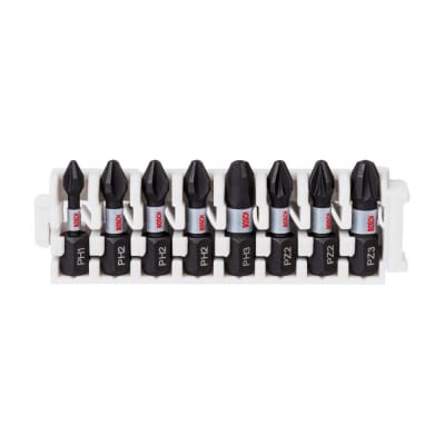 SET PUNTAS PH-PZ X 25MM IMPACT CONTROL 8 PIEZAS BOSCH