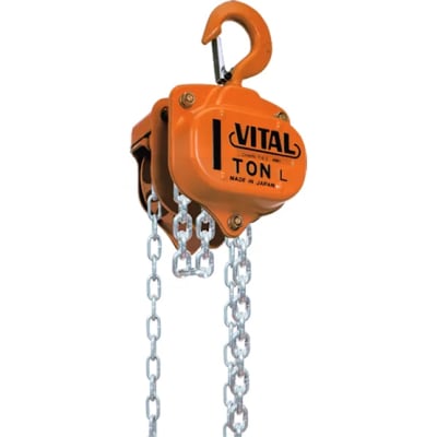 TECLE MANUAL 5T VP CARGA 9X27MM(2) G80 - MANDO 5.5X23X19MM(2) VITAL