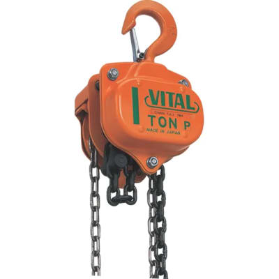 TECLE MANUAL 10T VL CARGA 9X27MM(4) G80 - MANDO 5.5X23X19MM(2) VITAL