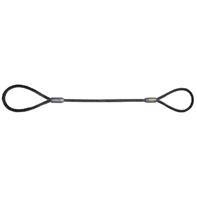 ESTROBO DE CABLE DE ACERO OJO SIMPLE 5/8''X6MTS AMERICAN BULL