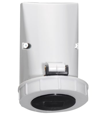 TOMA VISIBLE 32A 3P+T 500V NEGRO 7H IP67 1150 BALS