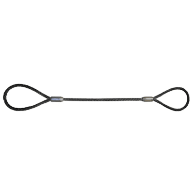 ESTROBO DE CABLE DE ACERO OJO SIMPLE 1 3/4''X6MTS AMERICAN BULL