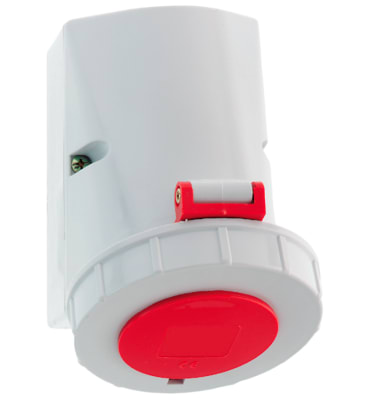 TOMA VISIBLE 32A 3P+N+T 415V ROJO 6H IP67 1155 BALS