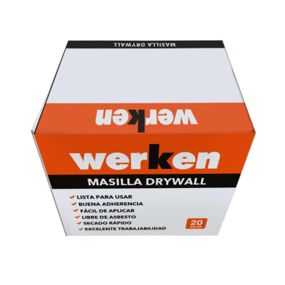 MASILLA DRYWALL CAJA 20KG WERKEN