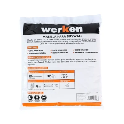 MASILLA DRYWALL BOLSA 5KG WERKEN