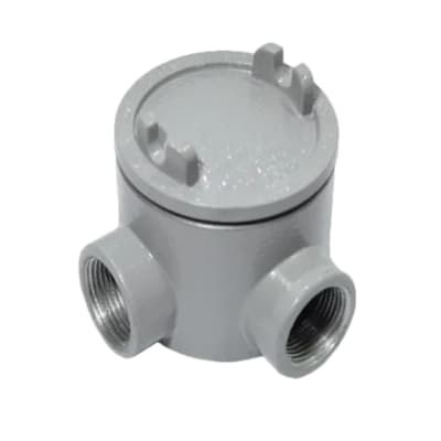 CAJA REDONDA TIPO GUAL AL. 2-1/2'' COVER Ø5'' NEMA 7 CL1 DIV1&2 SOLDEXEL