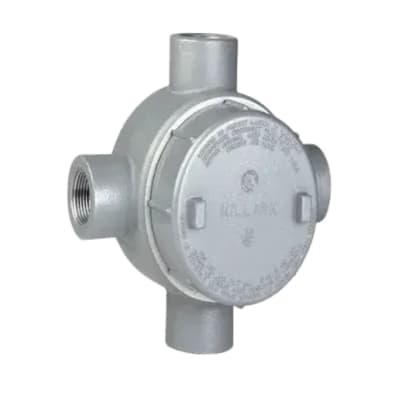 CAJA REDONDA TIPO GUAX HIERRO 3/4'' COVER Ø3'' NEMA 4X CL1 DIV1&2 CSA/UL KILLARK