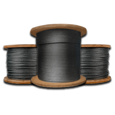 CABLE DE ACERO CASCABEL A/A DE 2'' 6X36 PROCEDENCIA CHINA