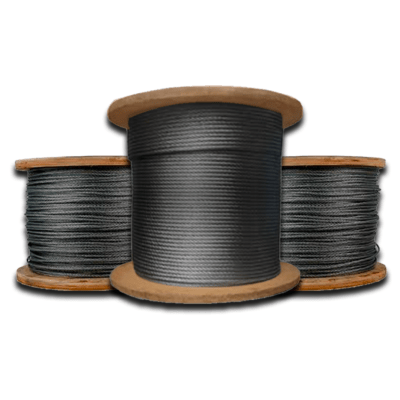 CABLE DE ACERO SUPERFLEX A/F DE 3/8'' 6X36 PROCEDENCIA CHINA