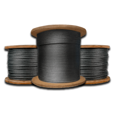 CABLE DE ACERO SUPERFLEX A/F DE 7/16'' 6X36 PROCEDENCIA CHINA