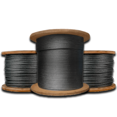 CABLE DE ACERO SUPERFLEX A/F DE 1/2'' 6X36 PROCEDENCIA CHINA