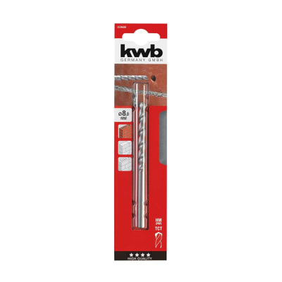 BROCA PARA CONCRETO CARBURO DE TUGSTENO 8.0MM KWB