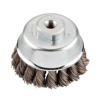 CEPILLO COPA PARA AMOLADORA AGGRFLEX 0.5MM 65 M14 KWB