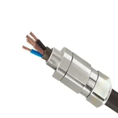 CONECTOR P/CABLE ARM. TIPO E1FW R: 18.2-26.2MM LT. NIQ. 1'' IP68 CL1 DIV2 IECEX/CSA CMP