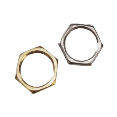 CONTRATUERCA HEXAGONAL 40MM LATON NIQUELADO HEAVY DUTY CMP