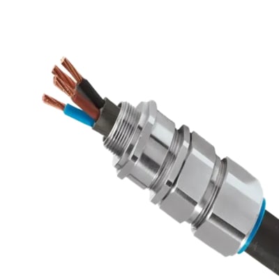 CONECTOR P/CABLE ARM. TIPO E1FW R: 9.5-15.9MM LT. NIQ. 1/2'' IP68 CL1 DIV2 IECEX/CSA CMP