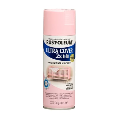 SPRAY 2X ROSA CLARO BRILLANTE 340 GRAMOS ULTRA COVER