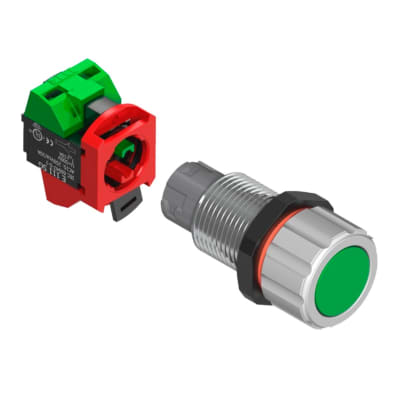 PULSADOR COLOR ROJO 1NC CSA SERMATEX