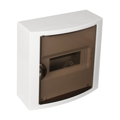 TABLERO EMPOTRADO TERMOPLASTICO 8P PUERTA FUME HORIZONTAL 205X233X72MM SOLERA