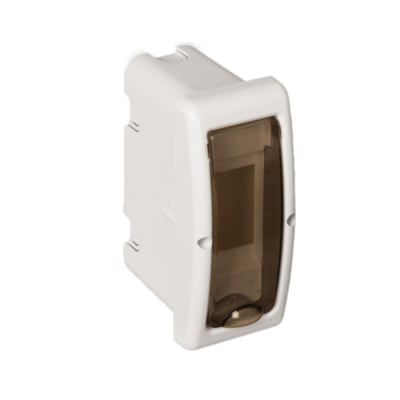 TABLERO EMPOTRADO TERMOPLASTICO. 2P IK07 IP40. PUERTA FUME VERTICAL. 60X130X62MM SOLERA